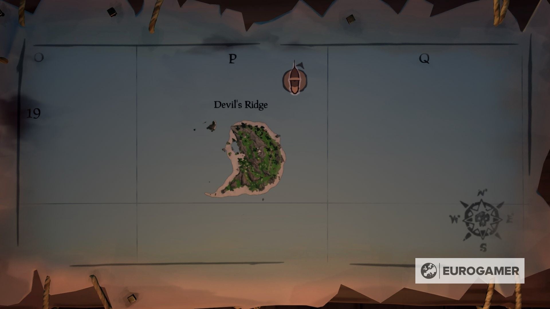 Sea of Thieves world map All island locations listed